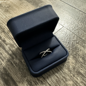 Butterfly Ring in 14K White Gold