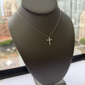 0.46ct Natural Cross Necklace